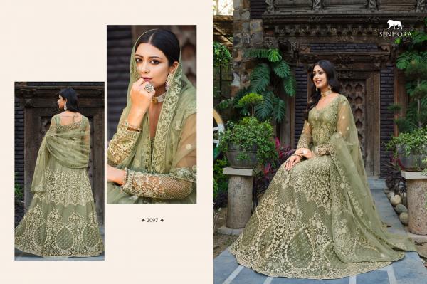 Senhora Amaira Anarkali Net Fancy Designer Salwar Suits Collection